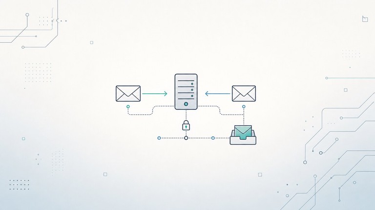 Postfix and Dovecot mail flow illustration