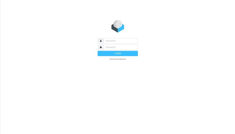 Roundcube login screen on Ubuntu 26.04
