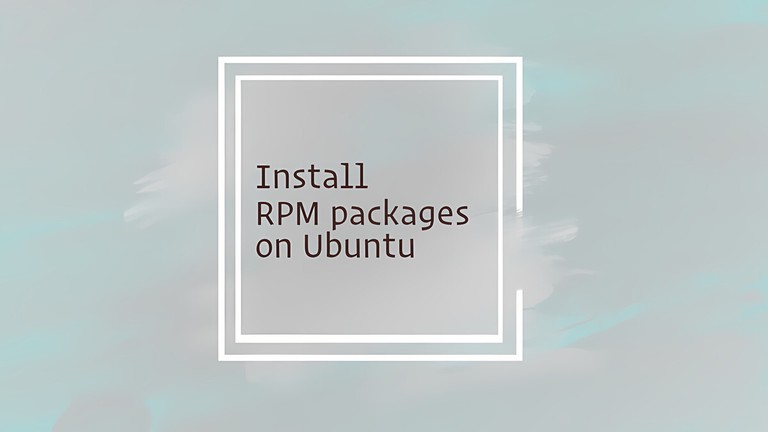 Terminal showing how to install an RPM package on Ubuntu with alien