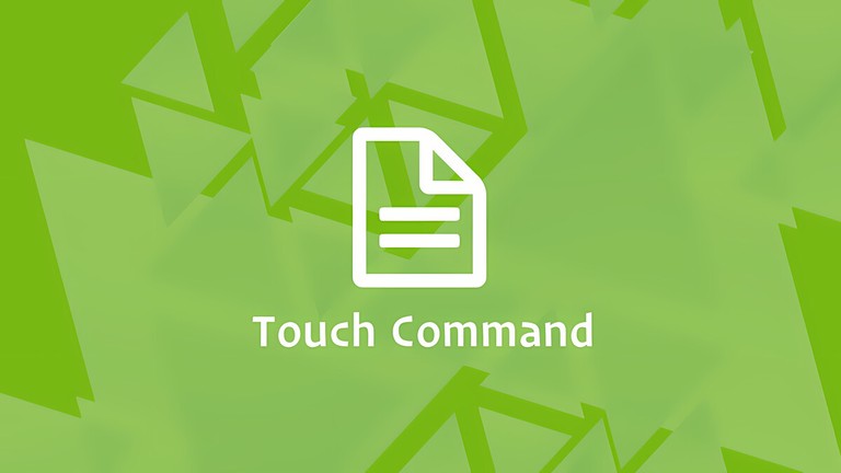 Using the Linux touch command to create files and update timestamps