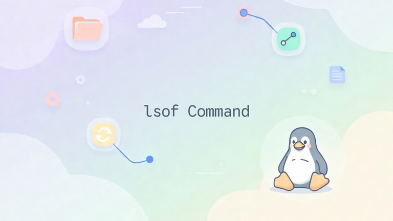 Using the lsof command to list open files and network connections in Linux