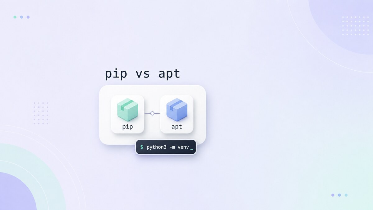 pip vs apt: Installing Python Packages on Linux | Linuxize