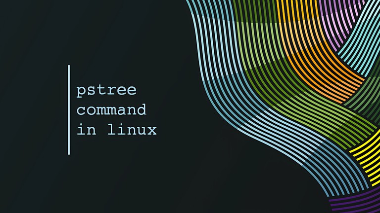 pstree command showing Linux process tree