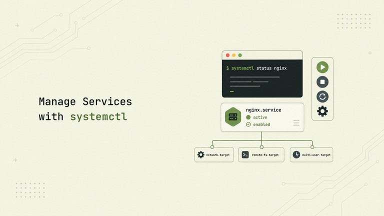 Using the systemctl command to manage services in Linux