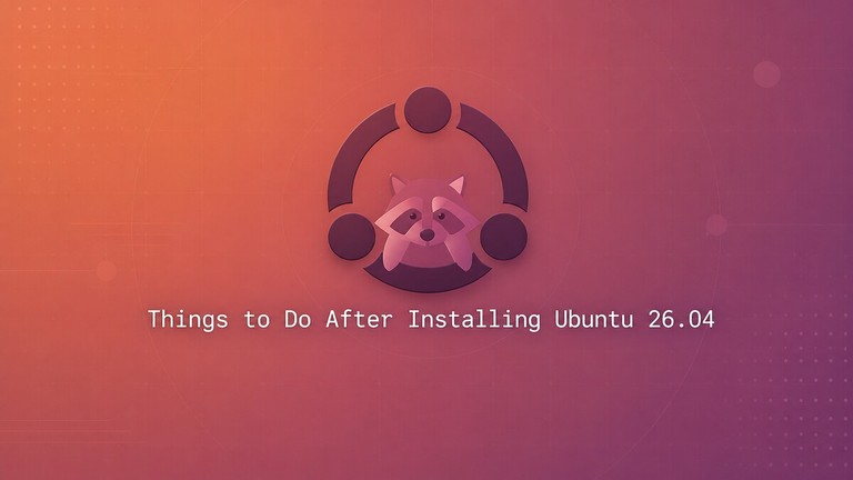 Ubuntu 26.04 desktop after installation