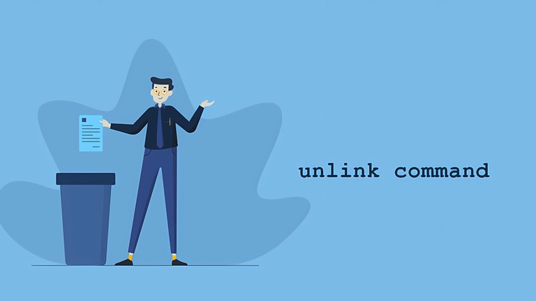 Using the Linux unlink command to remove a file from the command line