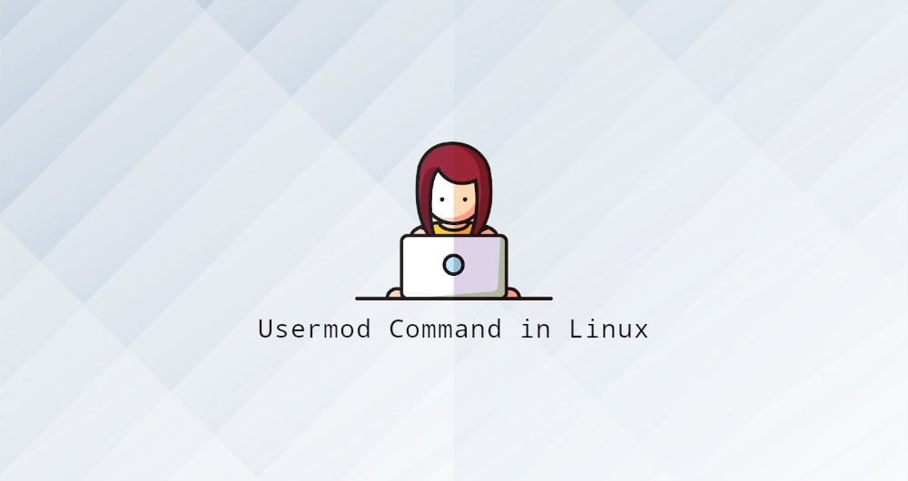 Usermod ag. Linux user.