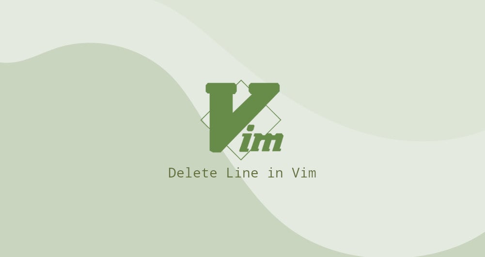 vim delete line