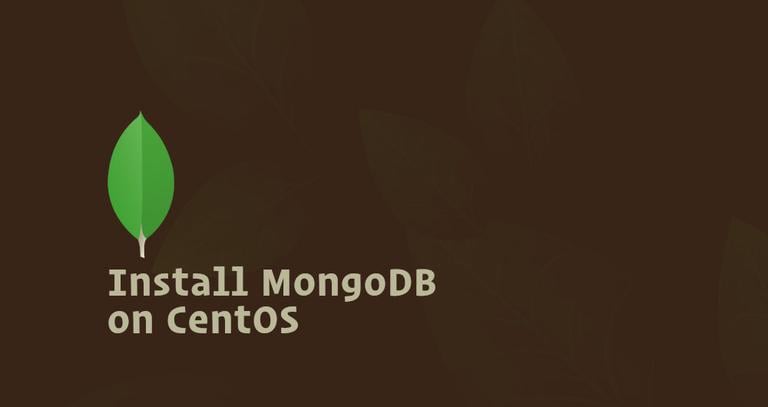 Install MongoDB on CentOS 7