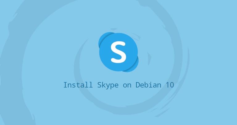 Install Skype on Debian 10